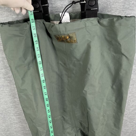 Cabelas Mens 9 Dry-Plus Chest Waders Adjustable Straps Attached Boots Waterproof - Picture 12 of 16